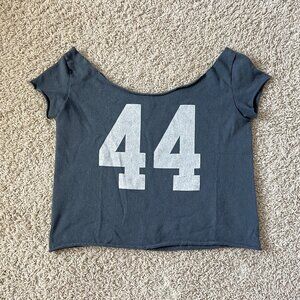 Brandy Melville 44 Off The Shoulders Crop Top